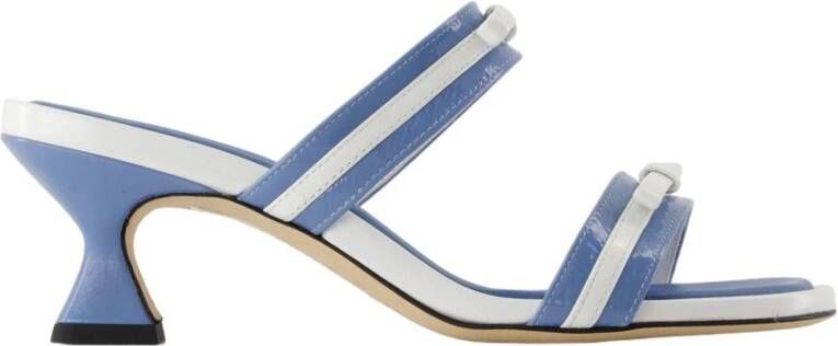 Carel Blauwe Leren Sandalen Luna Stijl