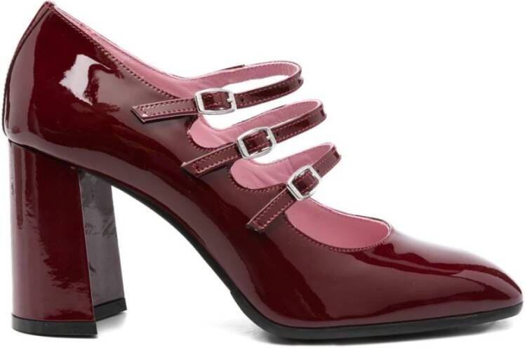 Carel Bordeaux Hak Schoenen