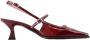 Carel Bordeaux Leren Sandalen Vernis Details - Thumbnail 1