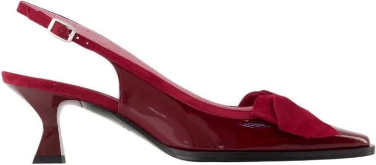 Carel Bordeaux Marquise Patent Leren Sandalen