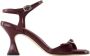 Carel Bourgondische Leren Sandalen Patent Bovenwerk - Thumbnail 1