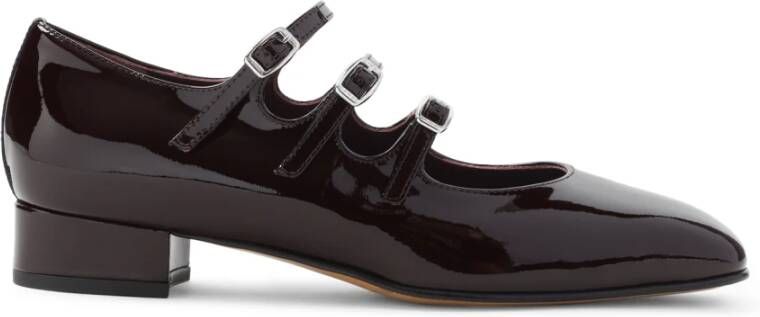 Carel Bruin Leren Mary Jane Pumps