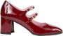 Carel Burgundy Patent Leather Stijlvolle Handtas Red Dames - Thumbnail 1