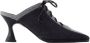 Carel Canvas Korset Sandalen in Zwart - Thumbnail 1