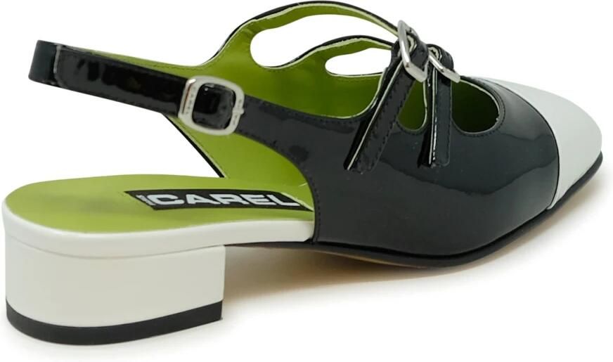 Carel Abricot 24 leren ballerina pumps - Foto 2