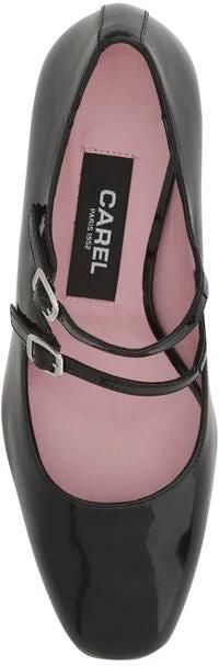 Carel Iconische Mary Jane Hak Zwarte Schoen Black Dames - Foto 4