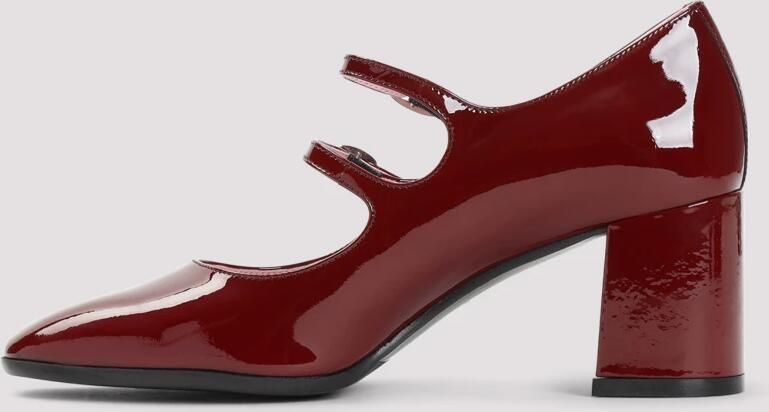 Carel Burgundy Patent Leather Stijlvolle Handtas Red Dames - Foto 4