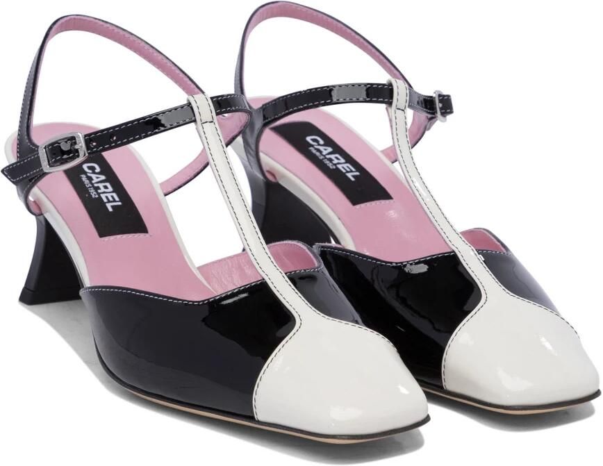 Carel Zwarte lakslippers - Foto 3