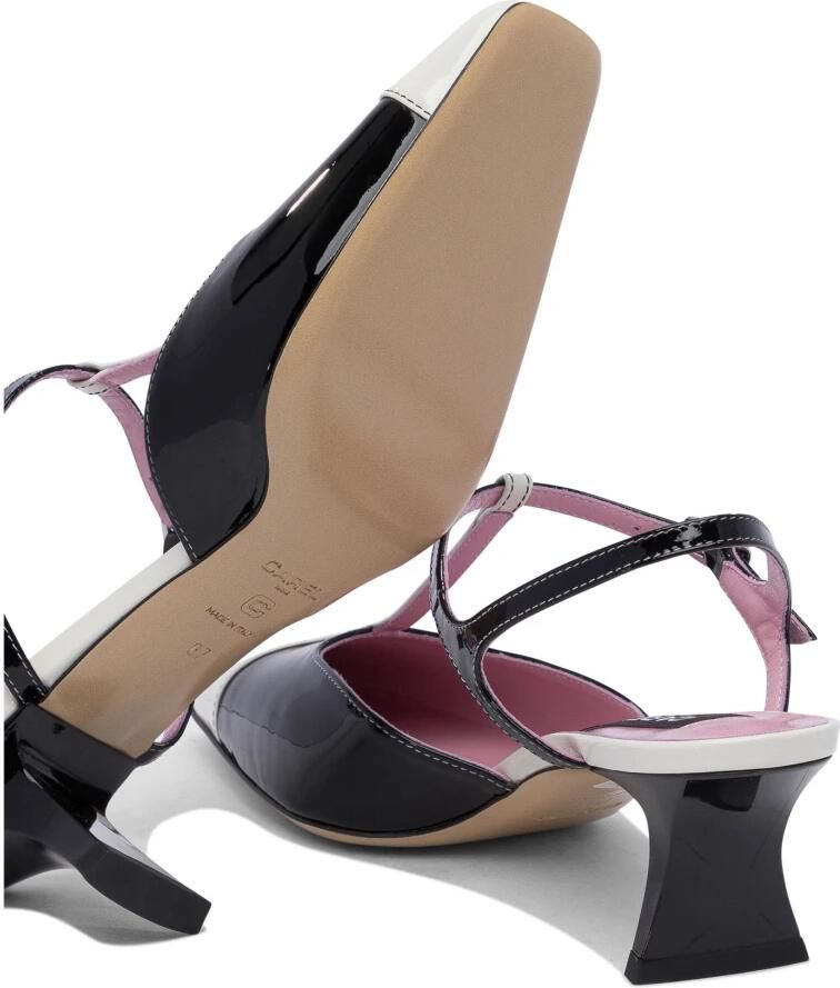 Carel Paris Sandalen Pointed Toe Calf Leather Sandals in zwart - Foto 2