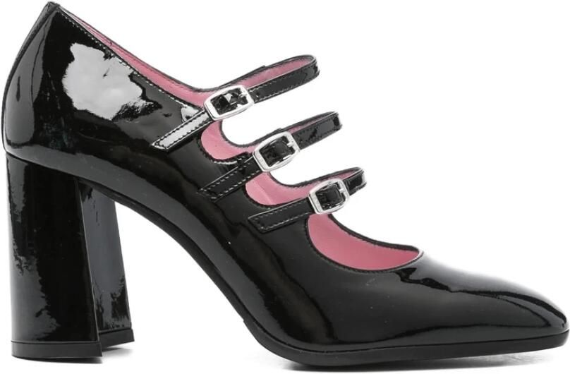 Carel Keel 90mm Leren Pumps
