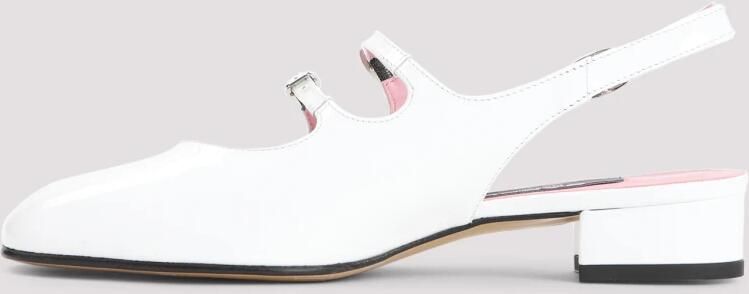 Carel Witte Lakleren Pantoffels White Dames - Foto 4
