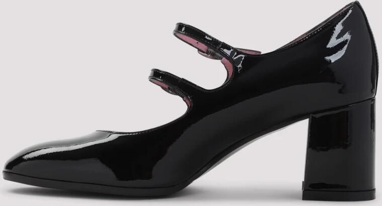 Carel Iconische Mary Jane Hak Zwarte Schoen Black Dames - Foto 2