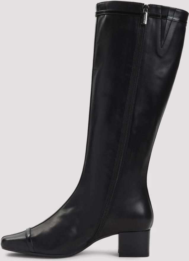 Carel Paris Boots Leather Starter Boots in zwart