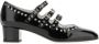 Carel Paris Hoge hakken Shiny Leather Slingback With Studs in zwart - Thumbnail 1
