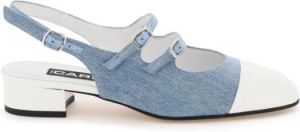 Carel Hoge hiel sandalen Blauw Dames