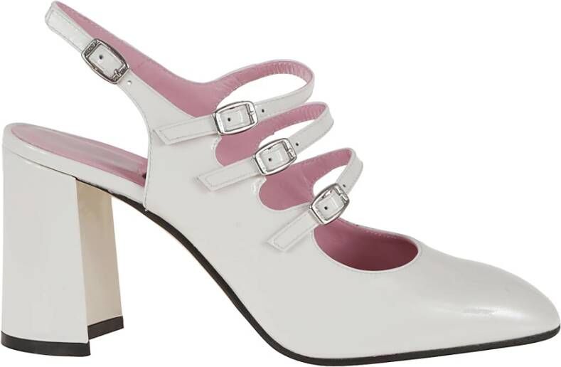 Carel Lakleren Mary Jane Schoenen met Vierkante Hak