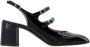 Carel Slingback Mary Janes in lakleer Black Dames - Thumbnail 1