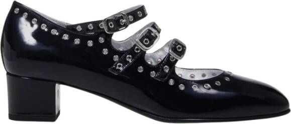 Carel Leren Camden Schoen Black Dames