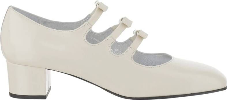Carel Leren Mary Jane Pumps met Strikken
