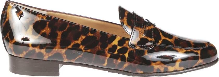 Carel Luipaardprint Hakloafer