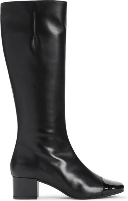 Carel Malaga Laarzen in Zwart Lakleer Black Dames