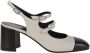 Carel Nude Leren Mary Jane Pumps - Thumbnail 1