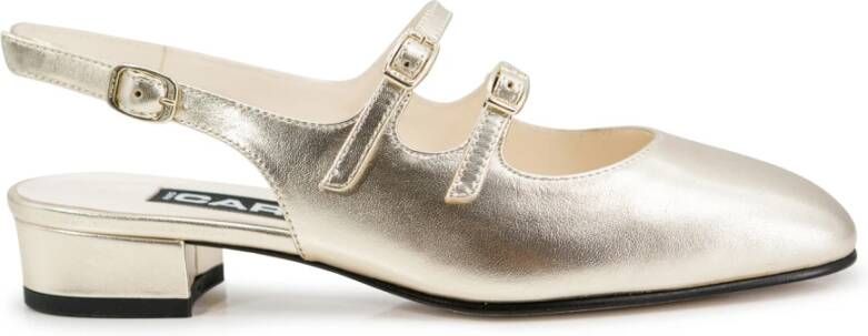 Carel Parijse slingback gesp platte schoenen Gray Dames