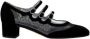 Carel Zwarte Stijlvolle Kinight Sneakers Black Dames - Thumbnail 11