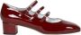 Carel Bordeaux Rode Patent Leren Mary-Janes met Iconische Bandjes Rood Dames - Thumbnail 1