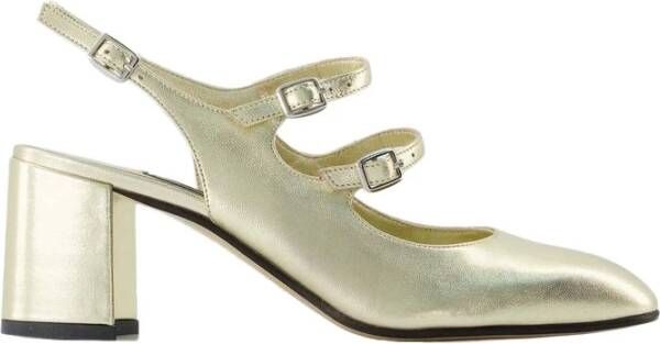 Carel Parijse Stijl Mary Janes Schoenen Yellow Dames