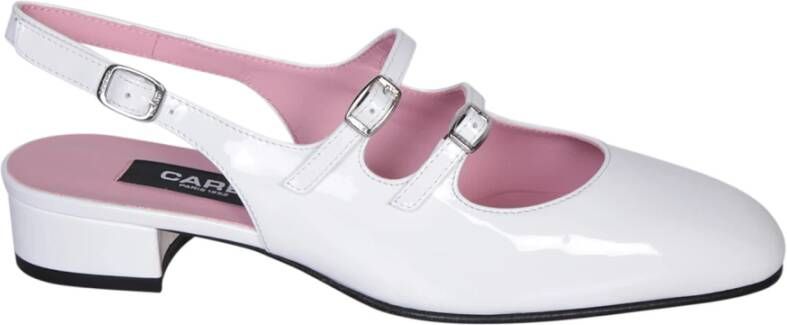 Carel Witte Lakleren Pantoffels White Dames - Foto 2