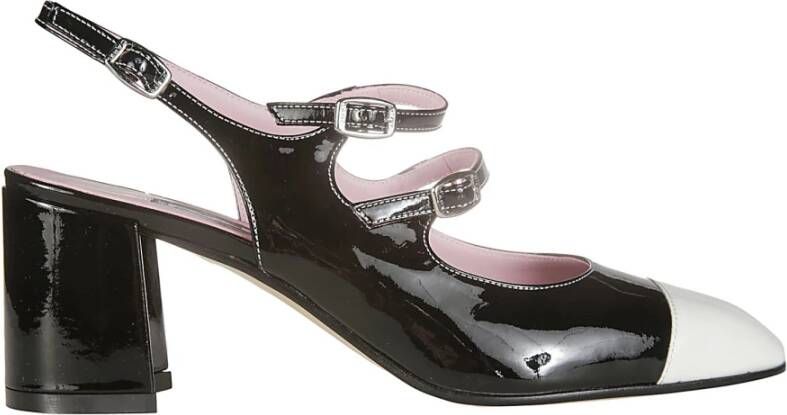 Carel Ivoor Zwarte Papaya Pump Stijlvol en Elegant Black Dames