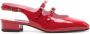 Carel Rode Glanzende Pumps met Dubbele Gespsluiting bij de Enkel van - Thumbnail 1