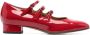 Carel Rode Patentleren Gesploze Platte Schoenen Rood Dames - Thumbnail 1