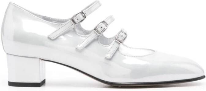 Carel Witte Lakleren Mary-Jane Hakken White Dames