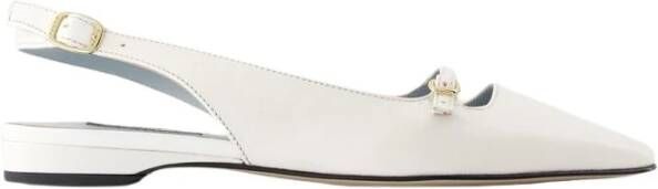 Carel Witte Leren Sandalen Gladde Kalfshuid