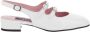Carel Witte Lakleren Pantoffels White Dames - Thumbnail 1