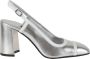 Carel Witte Pumps met Zilveren Hak - Thumbnail 1