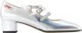 Carel Zilveren Leren Pumps Kina F1 - Thumbnail 1