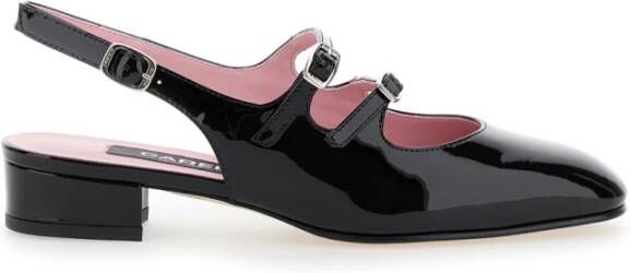 Carel Zwarte Mary Jane Patentleren Schoenen Black Dames