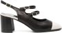 Carel Zwart & Wit Gesp Pumps met Vierkante Hak Black Dames - Thumbnail 3