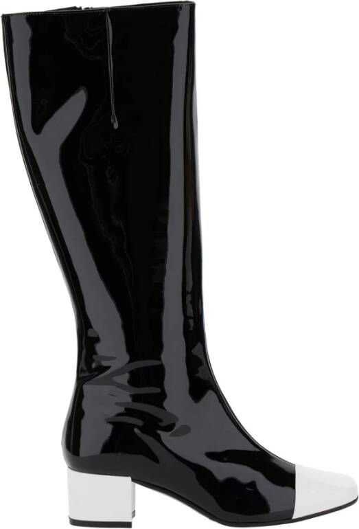 Carel Zwarte Laarzen Malaga Stijl Black Dames