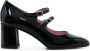 Carel Paris Hoge hakken Black Almond Toe Pumps in zwart - Thumbnail 1