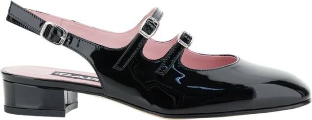Carel Zwarte Mary Jane Patentleren Schoenen Black Dames