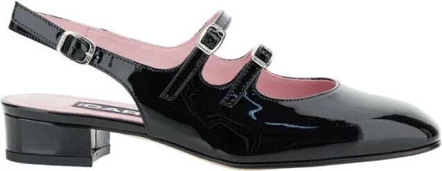 Carel Zwarte Lakleren Mary Janes Black Dames