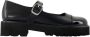 Carel Zwarte Leren Enkelband Sandalen - Thumbnail 1
