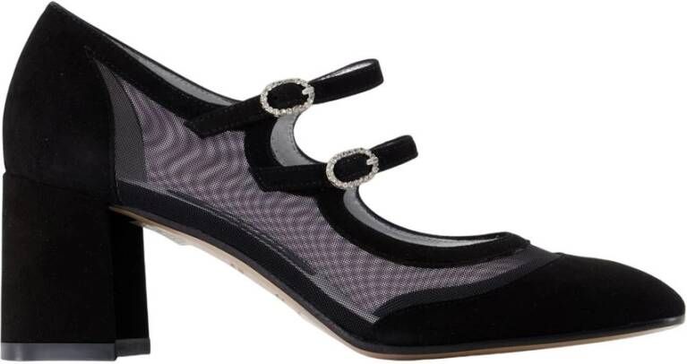 Carel Zwarte Leren Pumps Alicenight