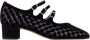 Carel Zwarte Leren Pumps Glad Lamsvel - Thumbnail 1