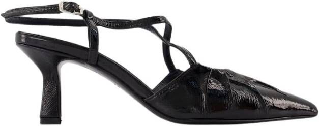Carel Paris Sandalen Neri Sandals Leather Black in zwart
