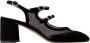 Carel Zwarte Leren Sandalen Patentstijl - Thumbnail 1